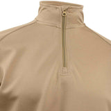 quarter zip on mesh tech coyote armour top viper tactical