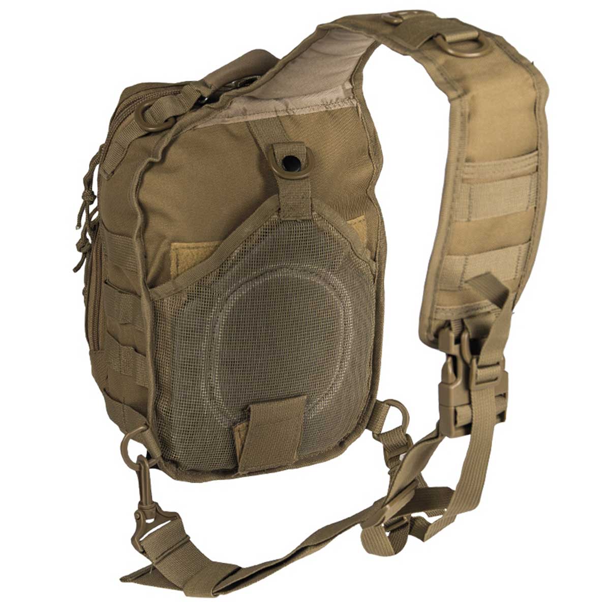 Mil Tec One Strap Assault Pack 10L Coyote Free UK Delivery