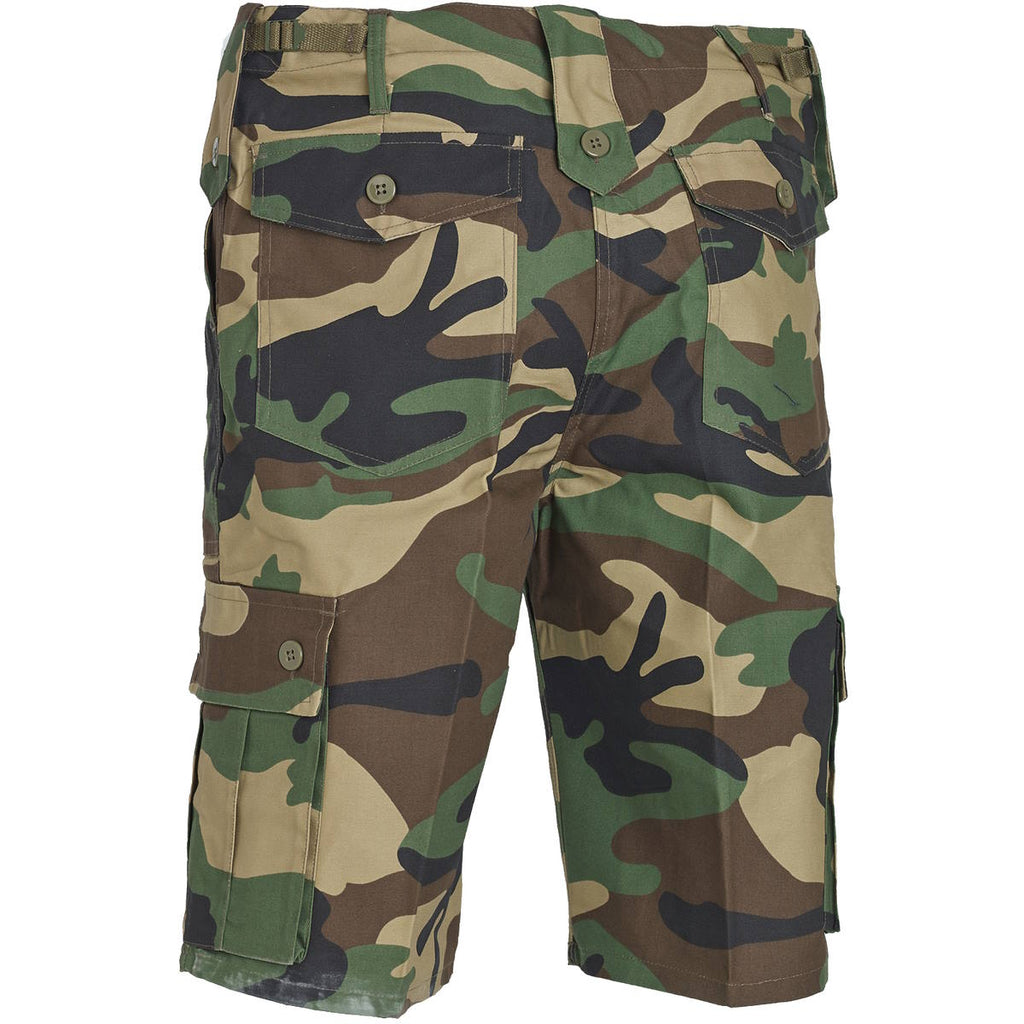 Mens US Woodland Camo Combat Shorts - Free UK Delivery | Military Kit