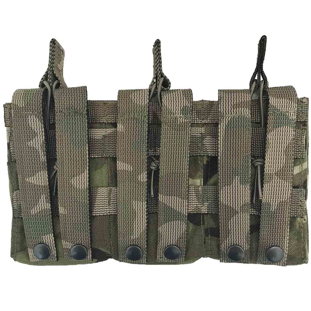 rear of mtp camo marauder open top triple molle ammunition pouch