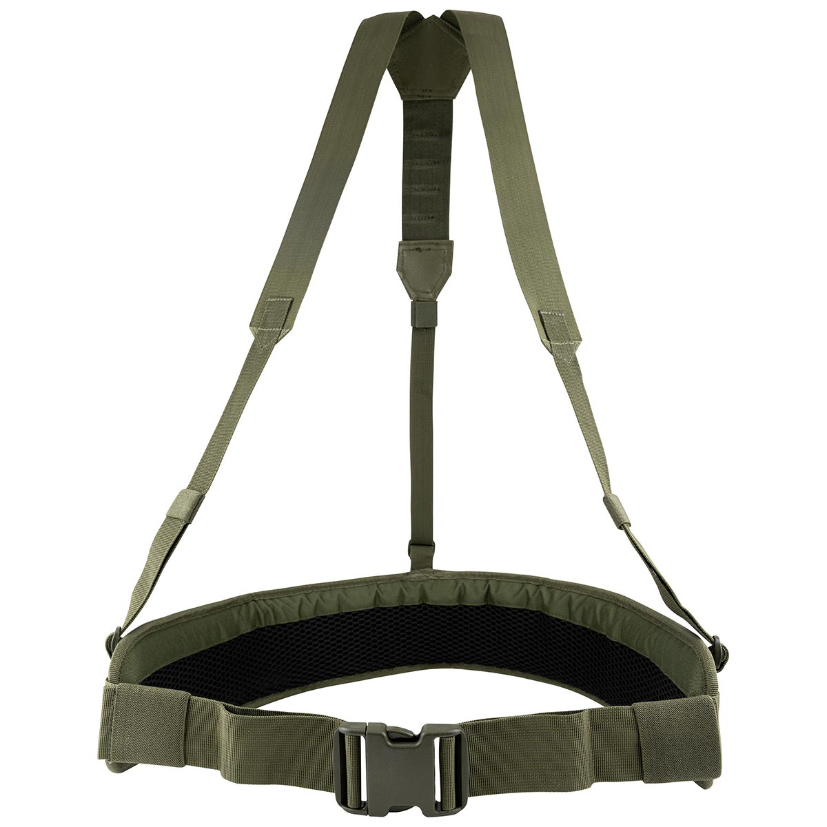 Rear of Skeleton Harness Green