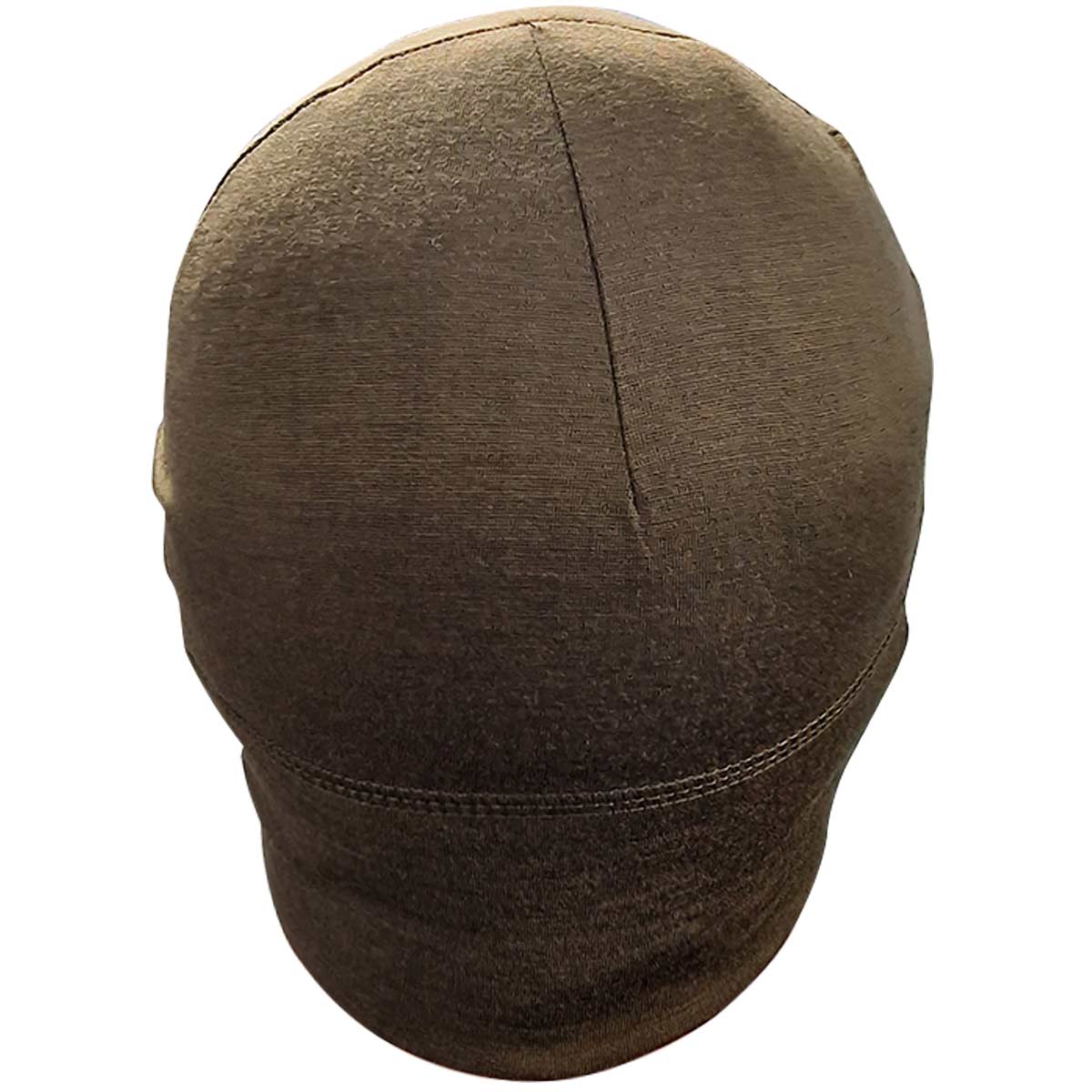 rear of ussen olive green merino wool hat