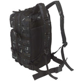 rear padded straps kombat 28l molle pack btp black