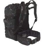 rear shoulder and waist strap kombat 40 litre molle pack btp black