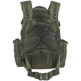 rear view of 60l olive green kombat viking patrol pack