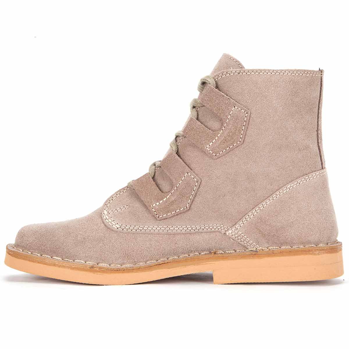 roamers mens taupe ghillie desert boots inner