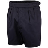 royal navy working shorts pleats