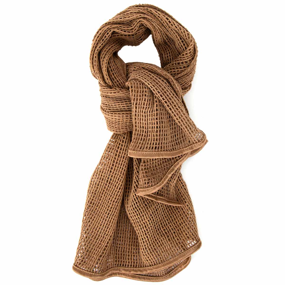 scrim net scarf coyote