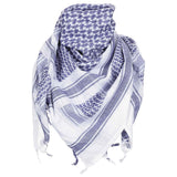 MFH White Blue Shemagh Head Scarf