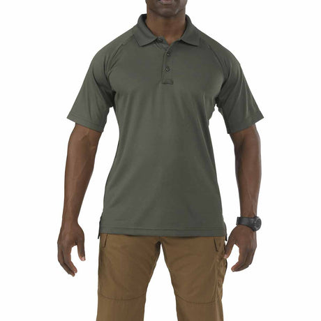 5.11 tactical performance short sleeve polo shirt tdu green 