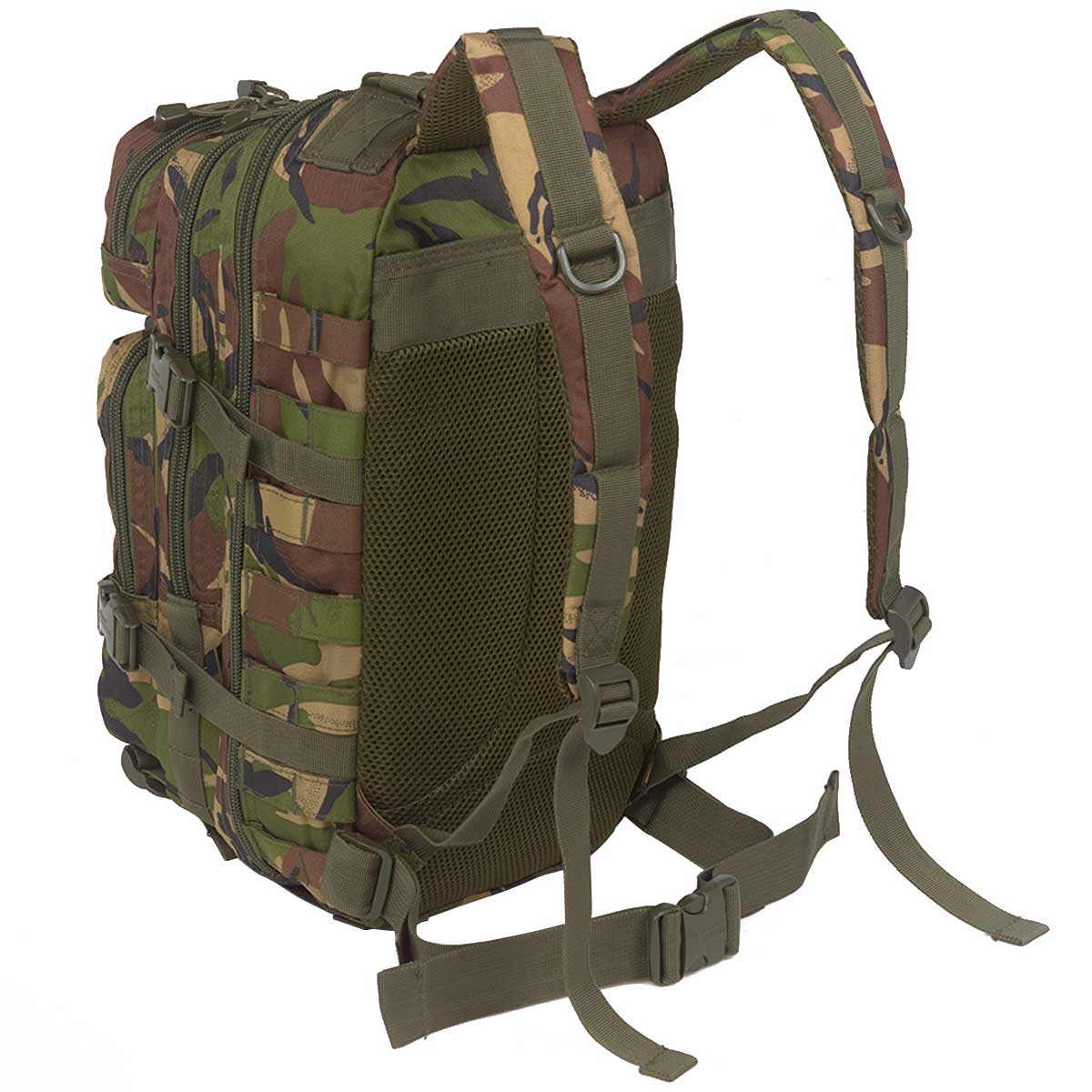 shoulder and waist straps kombat 28l molle pack dpm camo