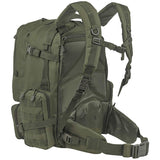 side angle of olive kombat 60l viking patrol pack