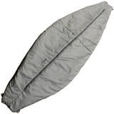 laid flat olive green hammock cocoon