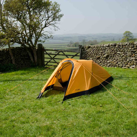 snugpak journey duo two man tent sunburst orange