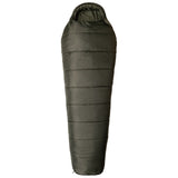 zipped up olive snugpak sleeper extreme sleeping bag