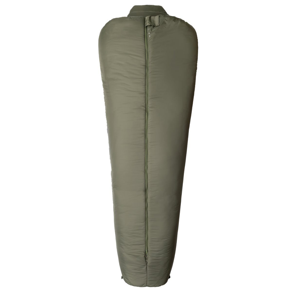 zipped up snugpak softie antarctica olive sleeping bag