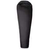 zipped up snugpak softie 9 black sleeping bag