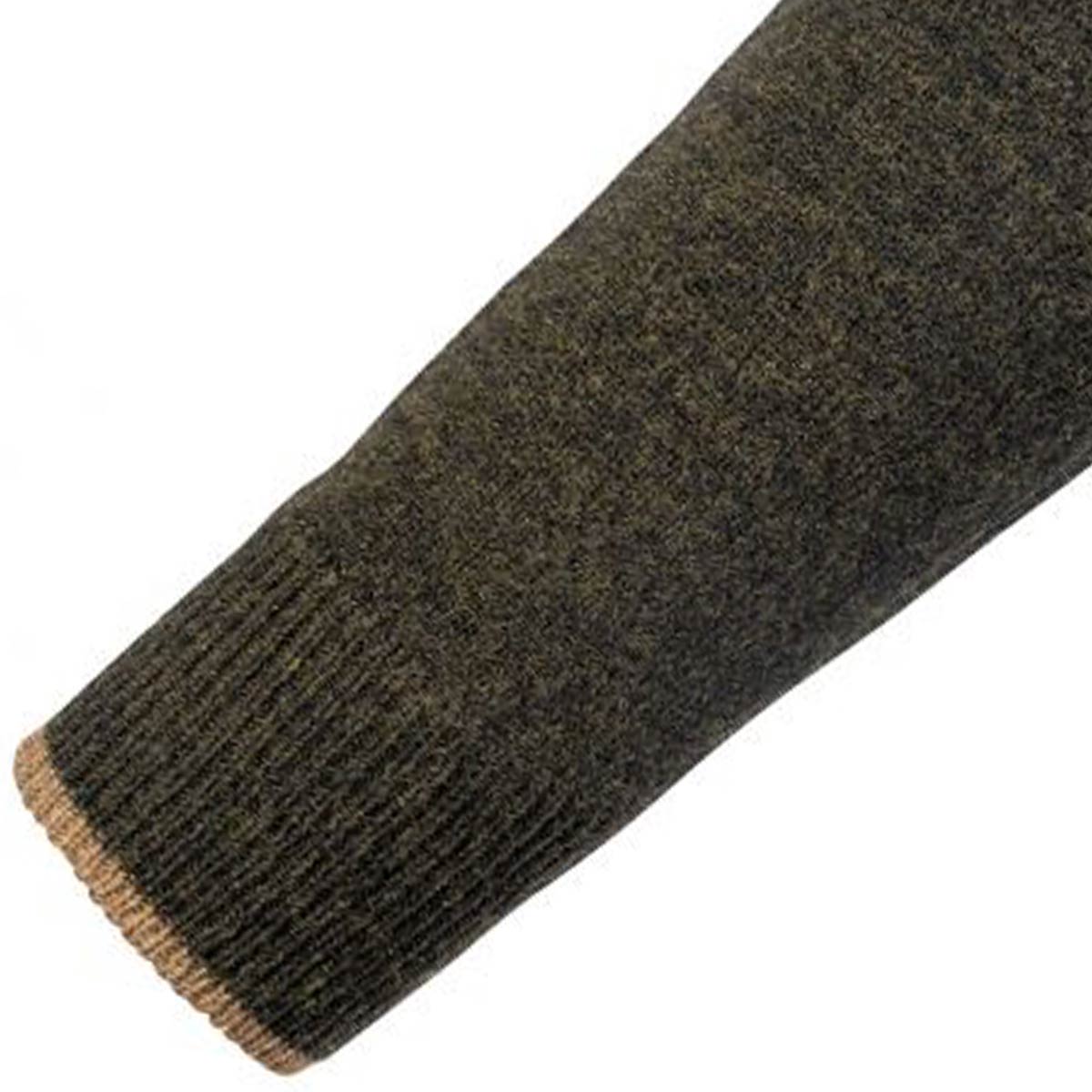 soft lambswool jack pyke ashcombe v neck jumper dark olive hunting smart