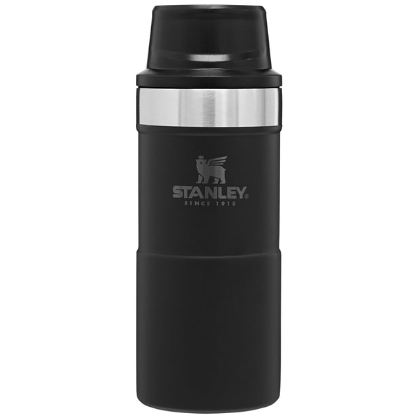 Stanley Classic Trigger-Action Travel Mug 350ml Matte Black Pebble