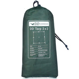 stuff sack of dd hammocks tarp 2x2 olive