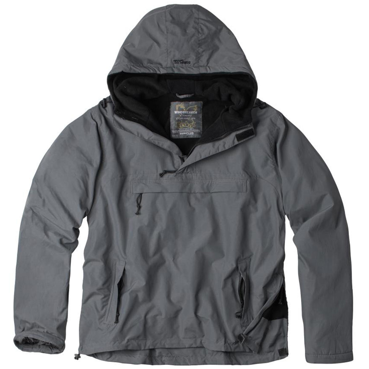 surplus windbreaker grey