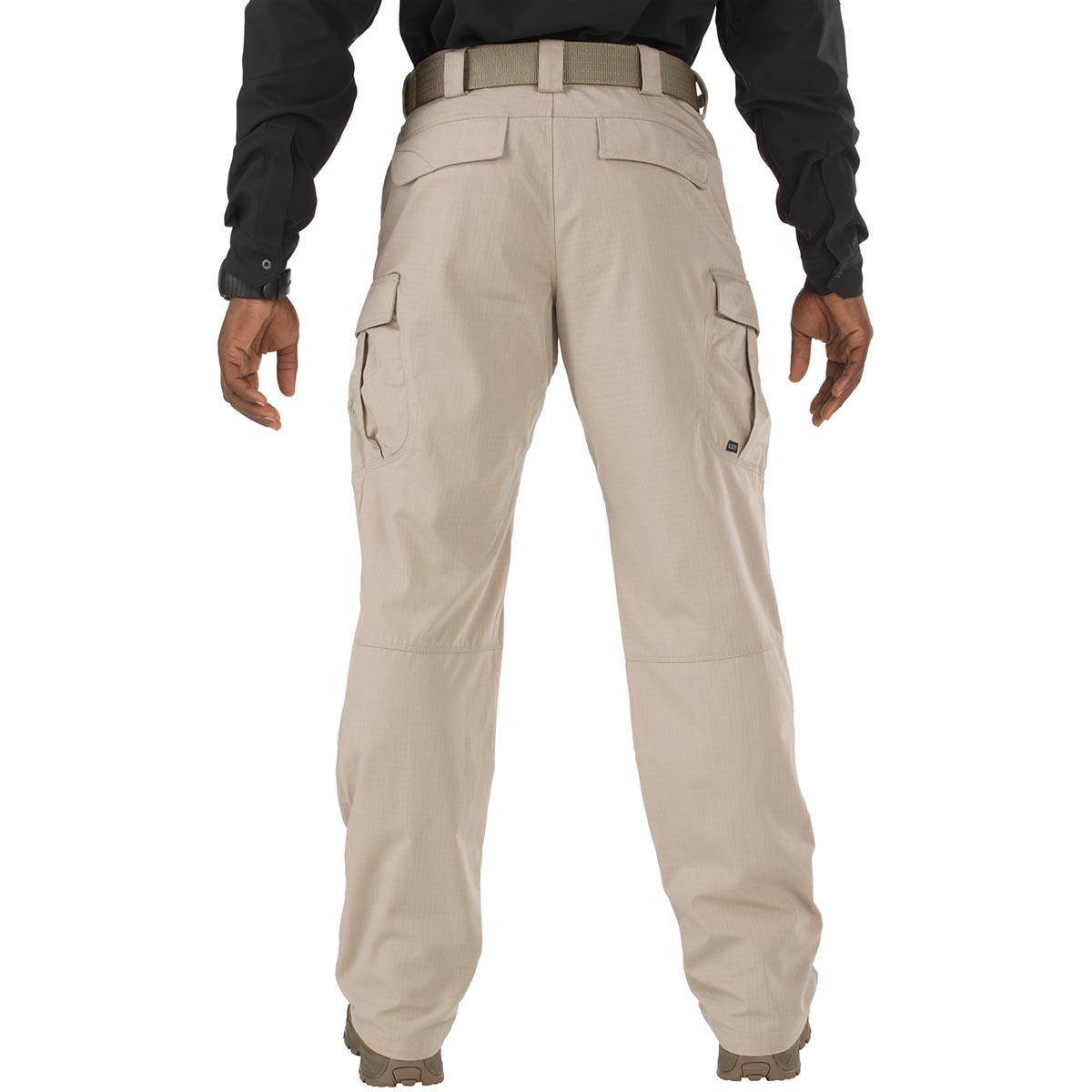 rear of 5.11 stryke pants khaki