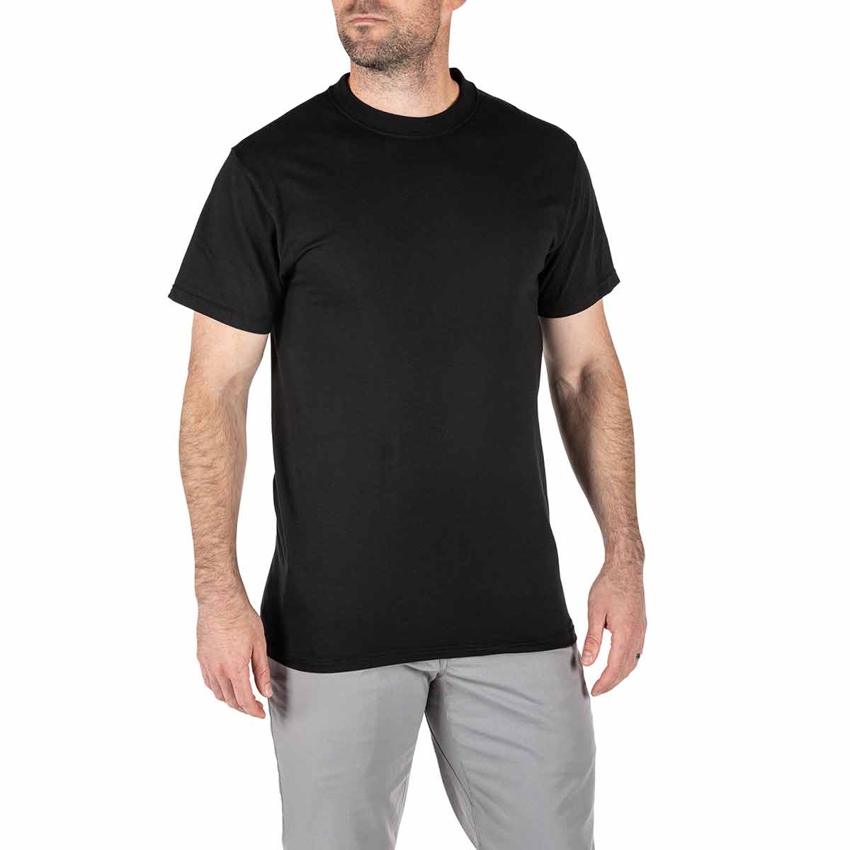 front black 5.11 tactical shirt