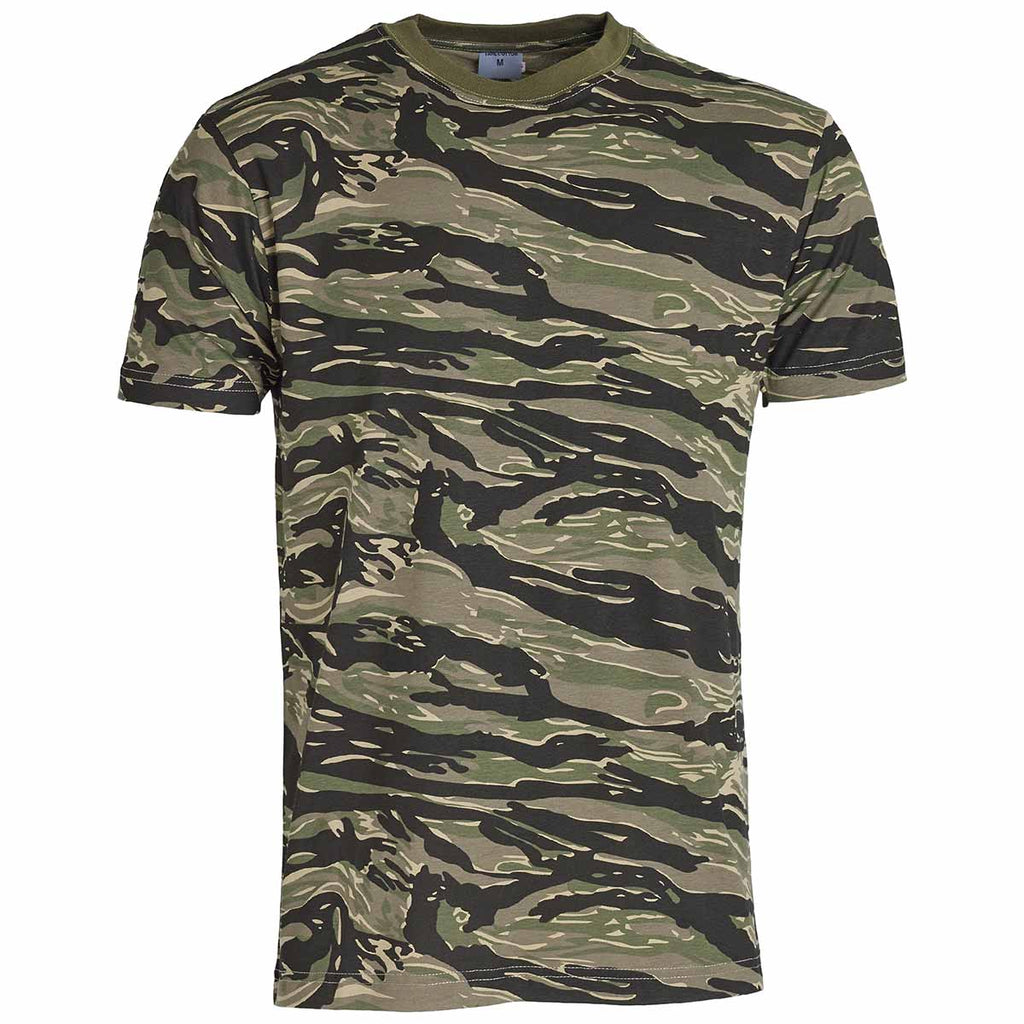 US Army Tiger Stripe Jungle Camo T-Shirt | Military Kit