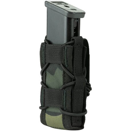 side view of viper elite pistol mag pouch vcam black with mag