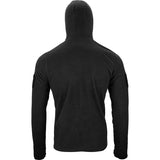 Rear View of Viper Fleece Hoodie Black