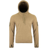 Front View of Viper Fleece Hoodie Coyote