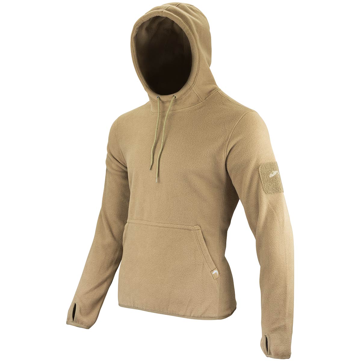 Viper Fleece Hoodie Coyote Hood Up