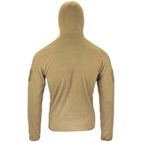 Rear View of Viper Fleece Hoodie Coyote