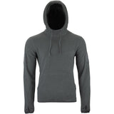 Front View of Viper Fleece Hoodie Grey