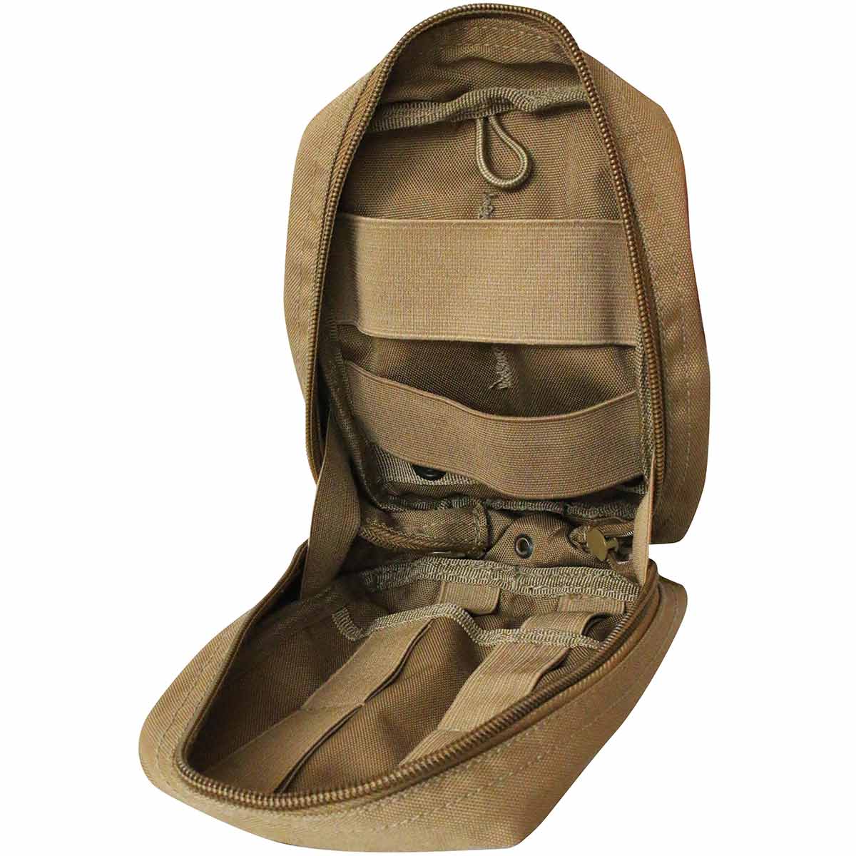 viper lazer medium pouch unzipped coyote