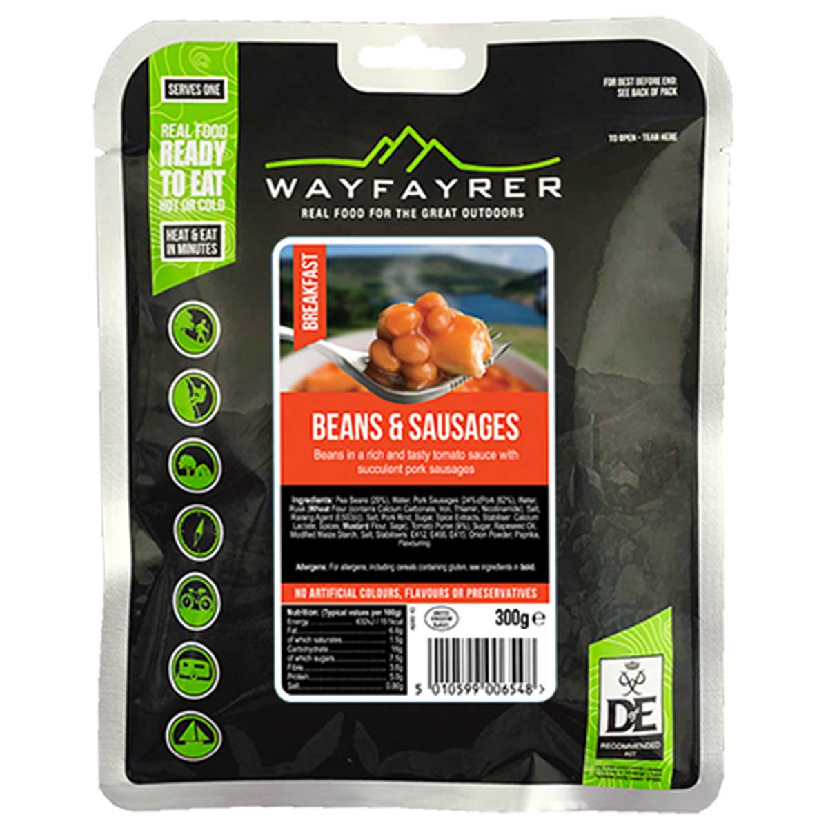 wayfayrer beans and sausage