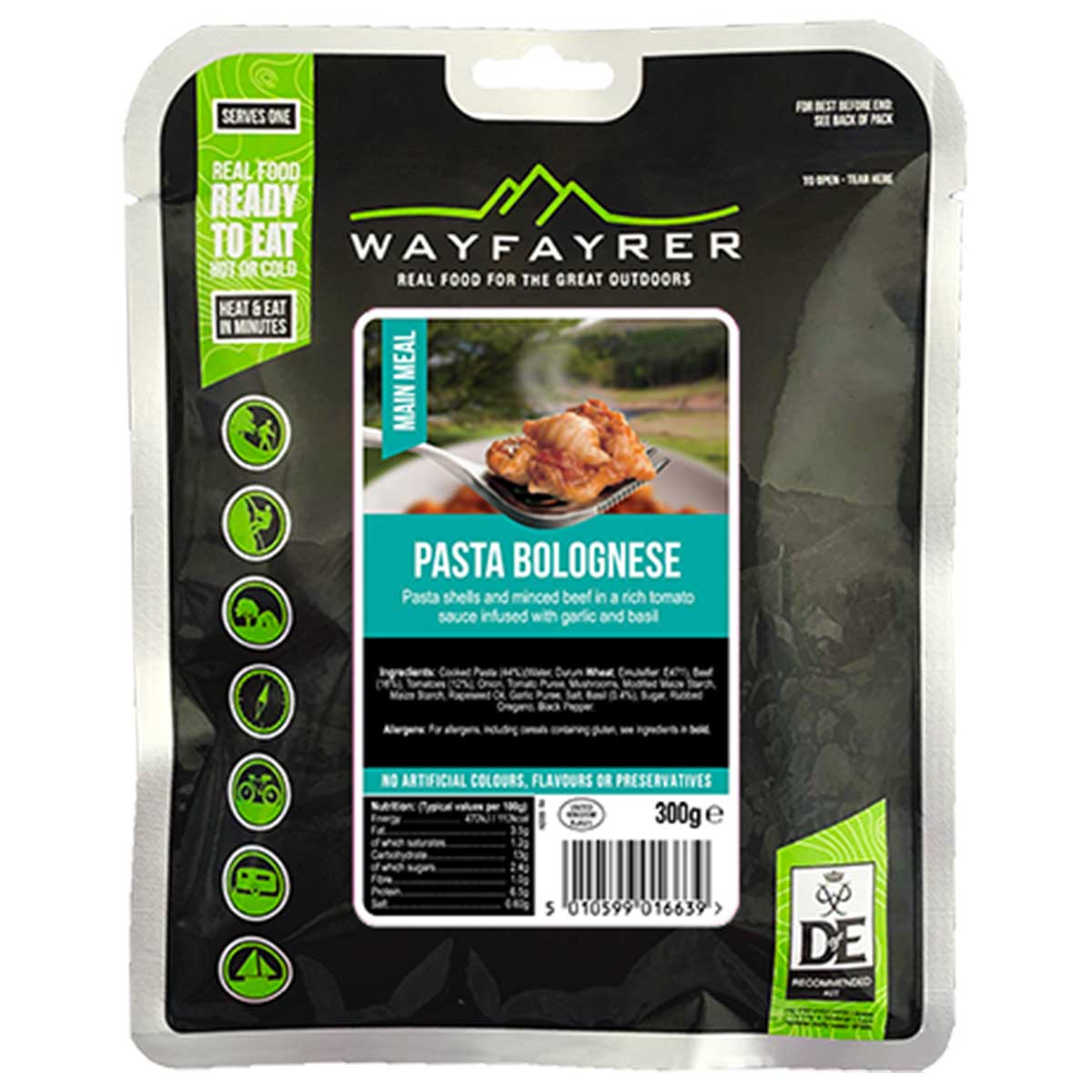 wayfayrer pasta bolognese ready to eat meal