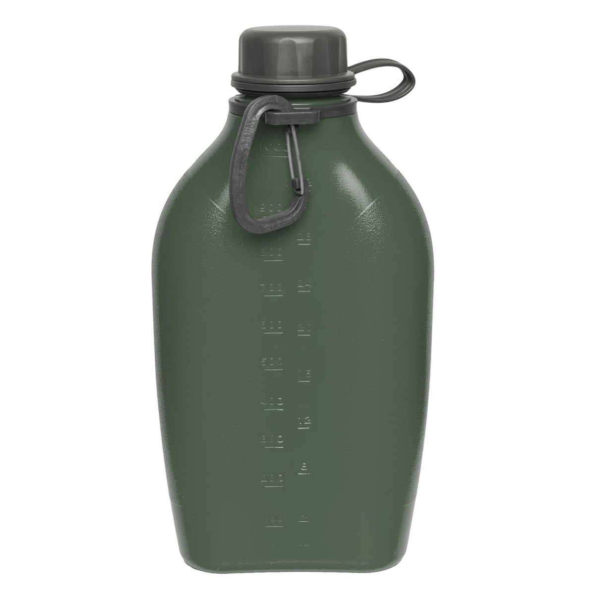 wildo explorer bottle 1l olive green with karabiner