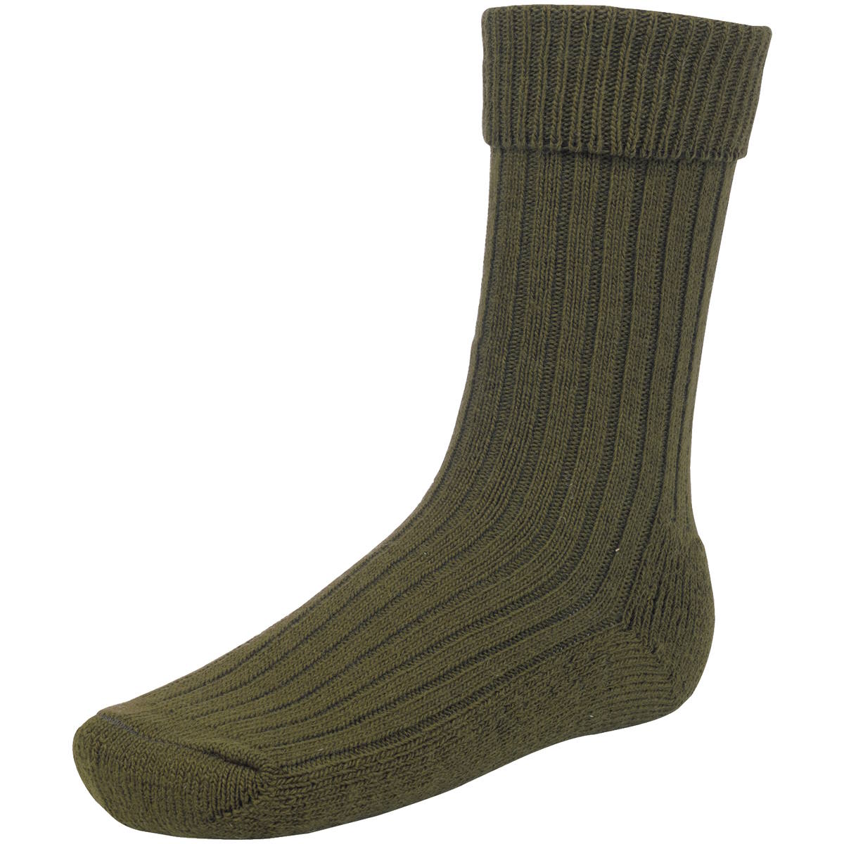    woolkombat commando patrol sock olive green