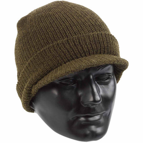 olive wool jeep cap